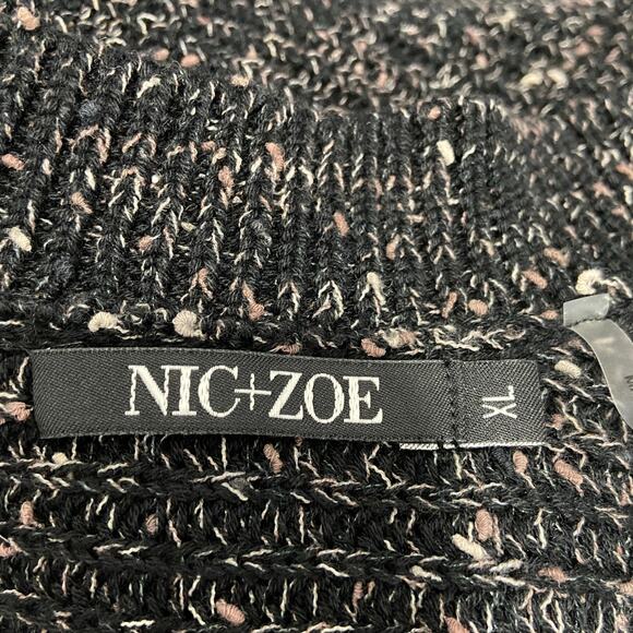 Nic and Zoe Button down Knit Marled Sweater Cardigan Size XL - Picture 5 of 8